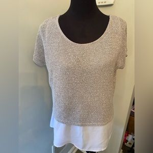 INC ladies international concepts, layered for sweater top large